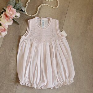 Feltman Brothers RARE Vintage Pink Romper Bubble size 9 Months NWT